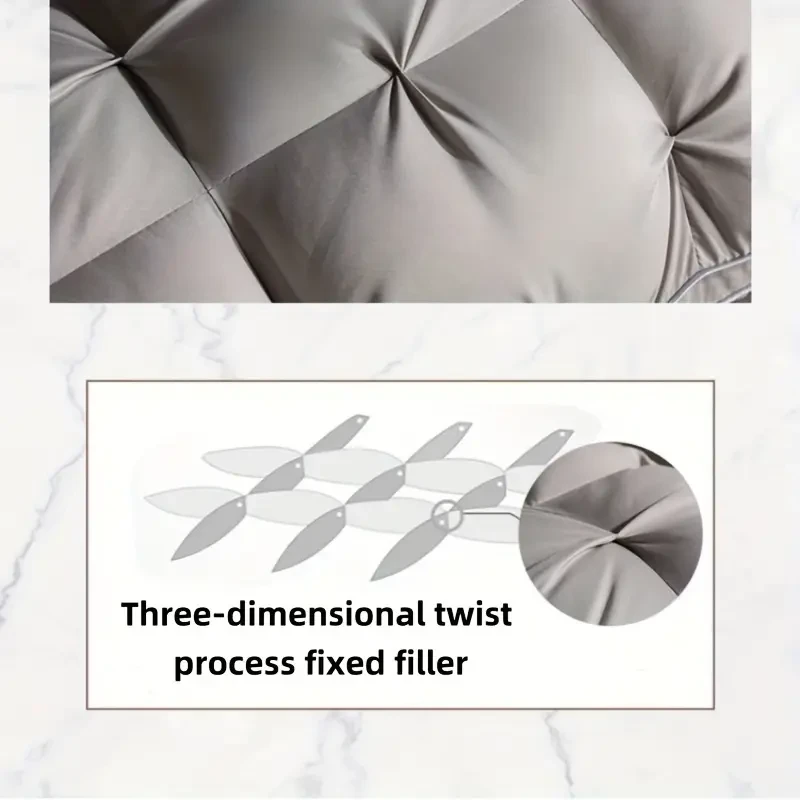 1pc 48x74cm Deep Sleep Neck Support Pillow Non-Collapsing High Pillow for Sleeping