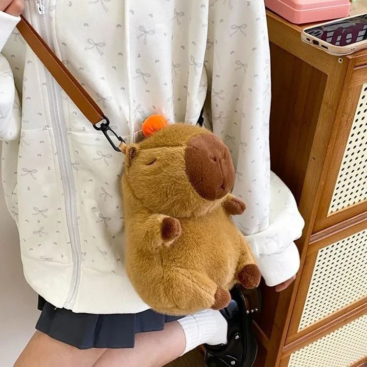 Cute Capybara Doll Bag Girl Student
