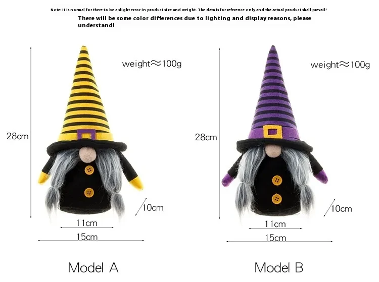 Halloween Doll Ornaments Holiday Decorations