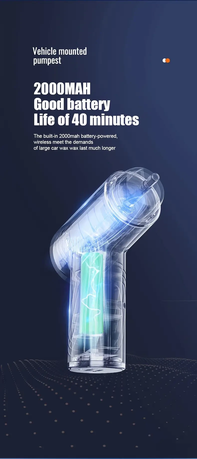 Portable 100W Wireless Car Waxer & Polisher