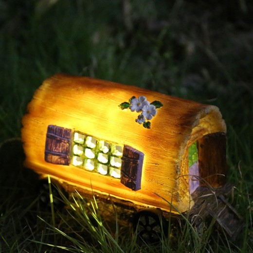 Gardening LED Solar Light Fairy House High Quality Anti-corrosion Lawn Lamp For Outdoor Garden Decor
