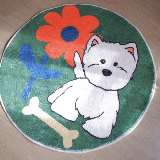 Bedroom Cashmere Thick Carpet Around West Highland