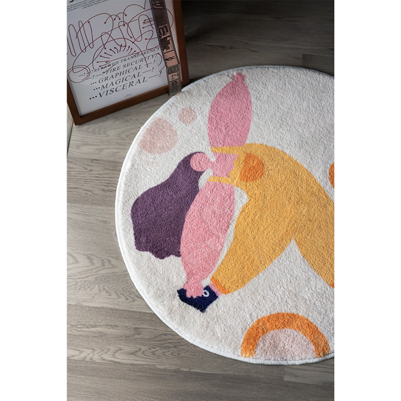 Living Room Bedroom Round Net Red Bedside Sofa Carpet