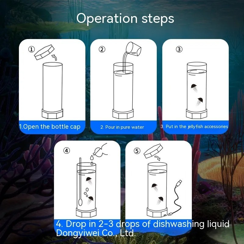 17-Color Changing Jellyfish Lava Lamp - 15-inch with Remote Control