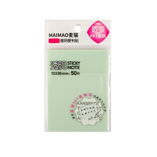 Transparent Post-it Notes Adhesive Student Notes Stickers