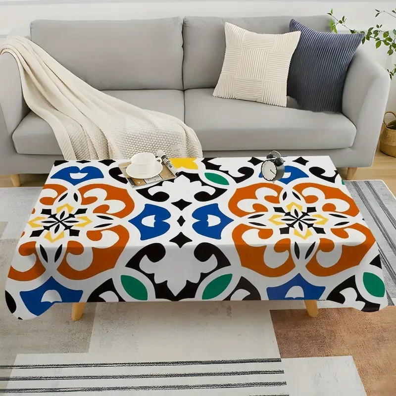 A Waterproof Polyester Tablecloth