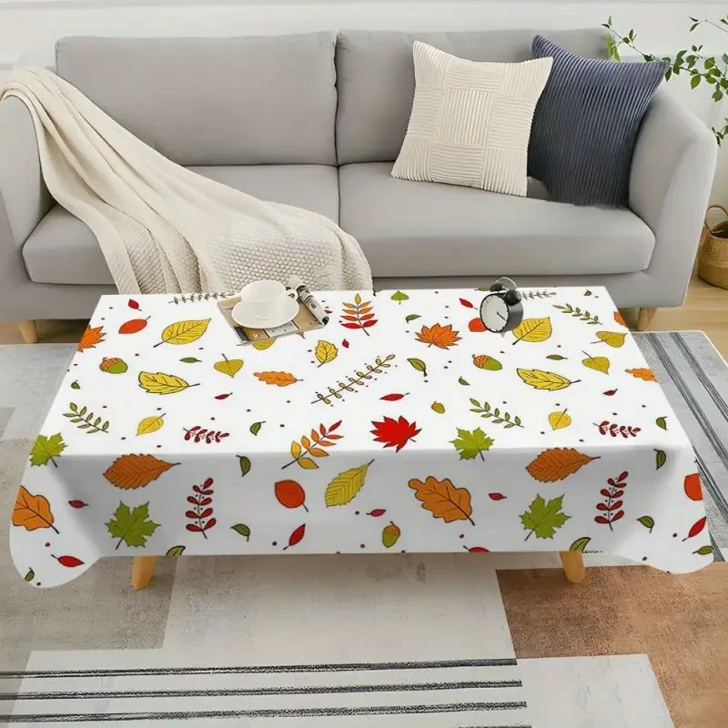 Thanksgiving Celebration Tablecloth - Featuring Turkey And Pumpkin Designs