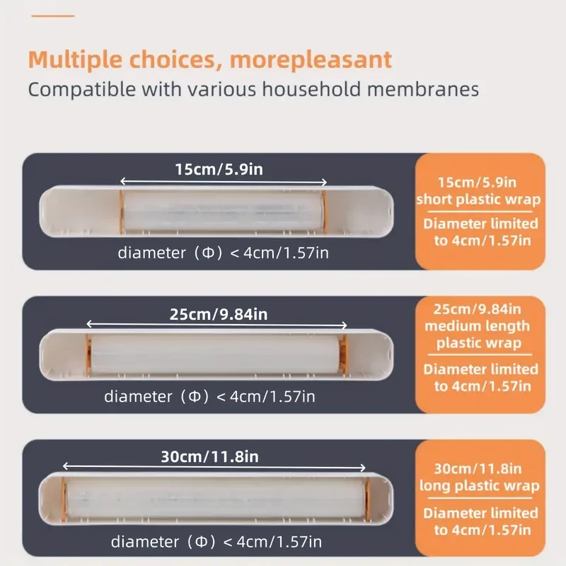 Easy-to-Use Kitchen Cling Film Cutter