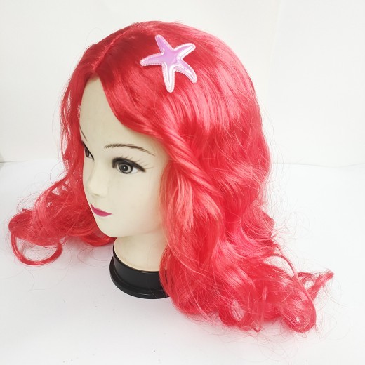 Girls Princess Dress Accessories Mermaid Wig