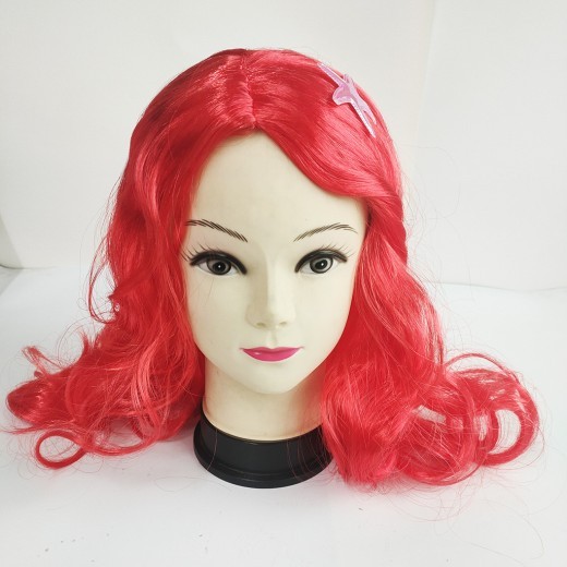 Girls Princess Dress Accessories Mermaid Wig