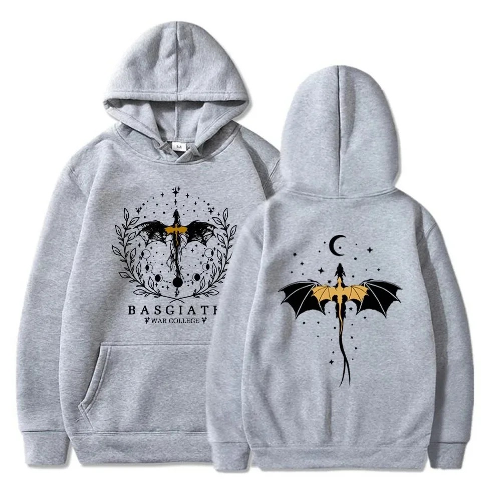 Basgiath War College Cotton Hoodies  Fourth Wing Printed Graphic Sweatshirt