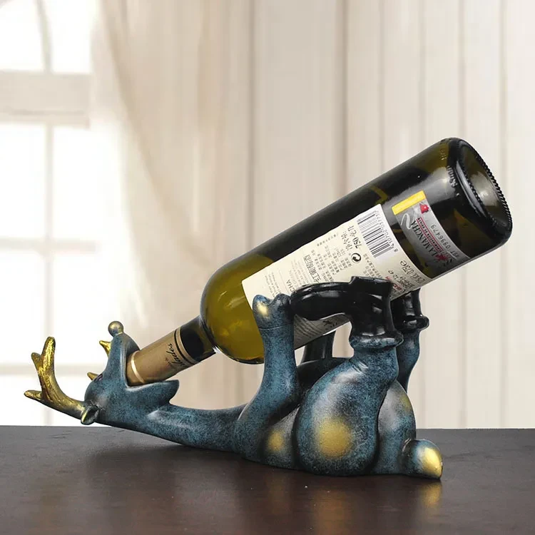 Resin crafts decoration creative wine rack decoration