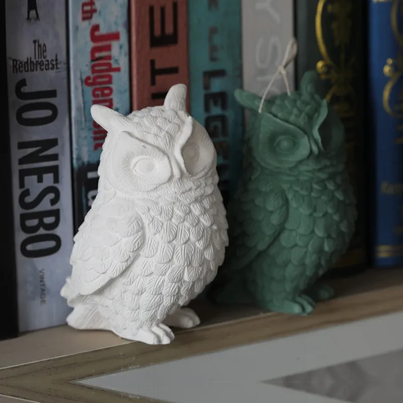 Big Owl Decoration Silicone Mold Home Decoration Decoration