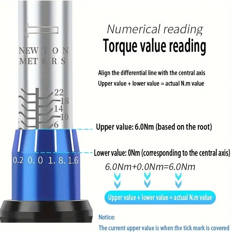 15-Piece Adjustable Torque Wrench Set, 2-24Nm