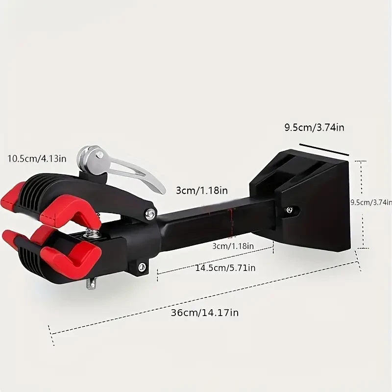 20KG Loaded Aluminium Alloy Bicycle Wall Mounted Bike Rack, Hangings Repairs Bracket