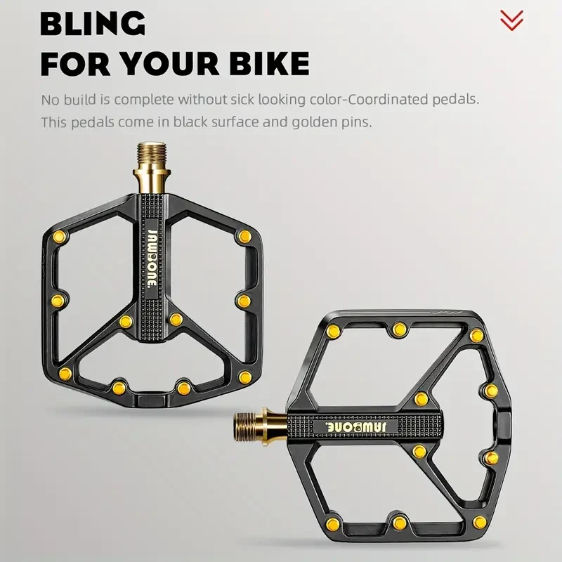 9/16" Aluminum Lightweight Jawbone MTB Bike Pedals