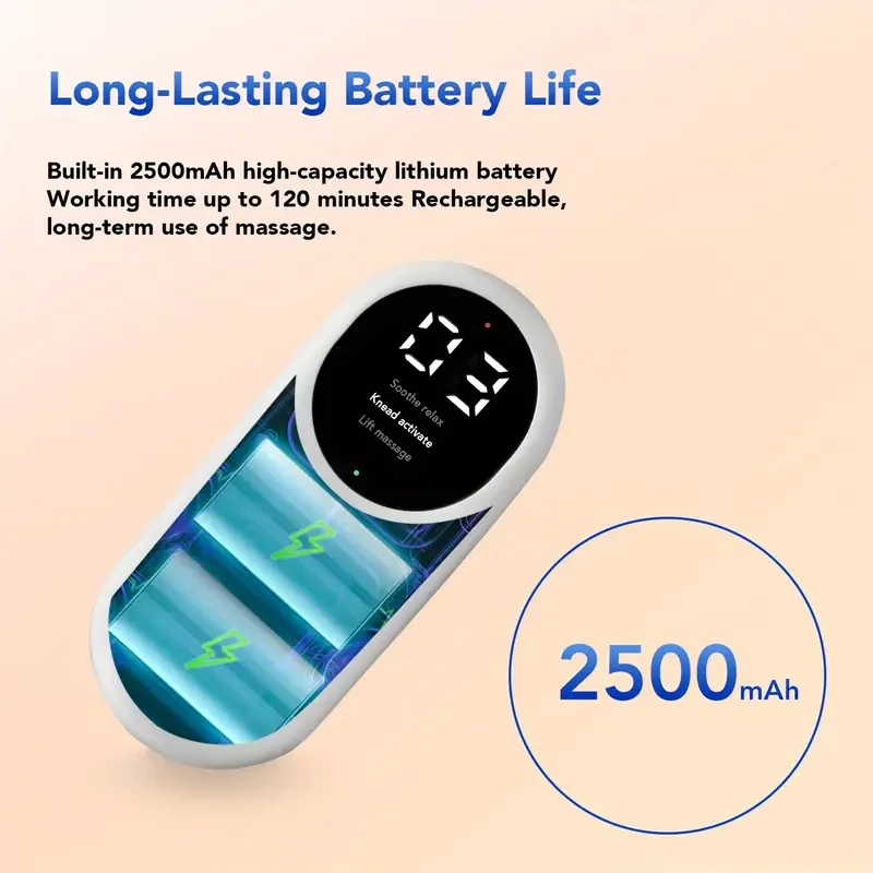 1pc Vibrating Air Pressure Leg Massager with Heating Function