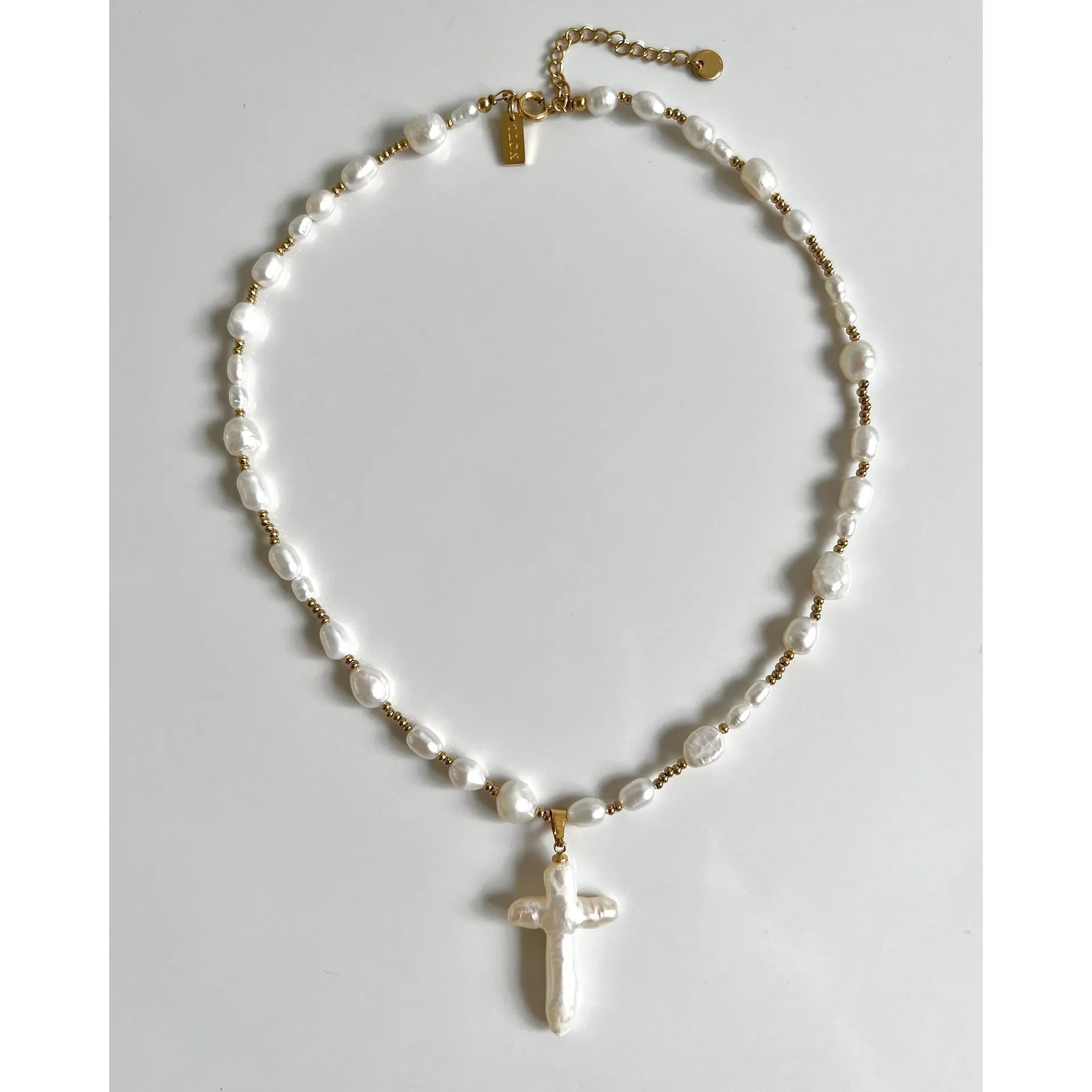 Cross Retro Baroque Style Necklace