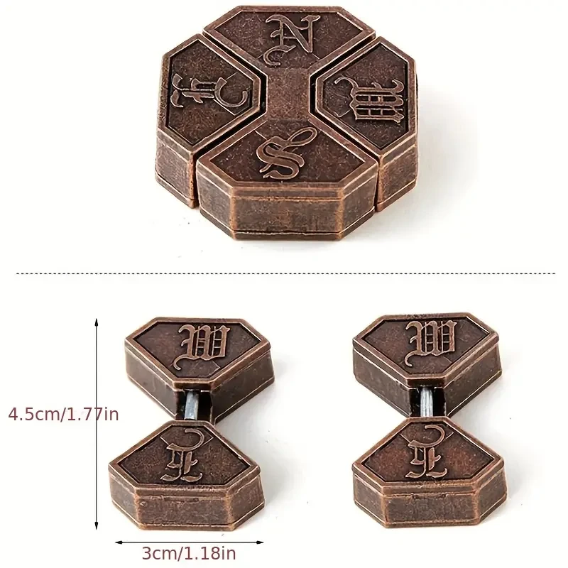 4pcs Brain-Boosting IQ Test Jigsaw Puzzle