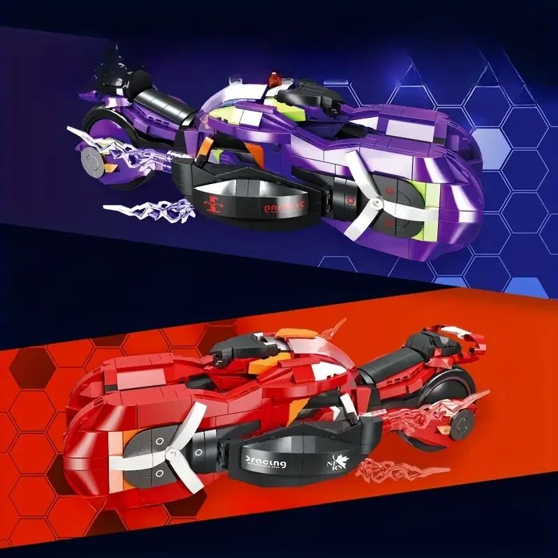 1522pcs - Speed Iron Cavalry Series Building Block Toy Set, Made of ABS Material