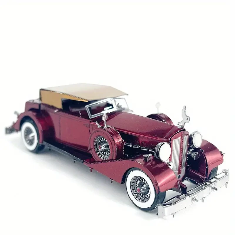 1934 Packard Classic Car DIY Assembly Model 3D Glue