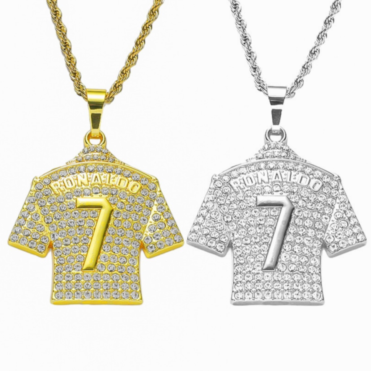 HNSP Cristiano Ronaldo CR7 Jersey Pendant Necklace