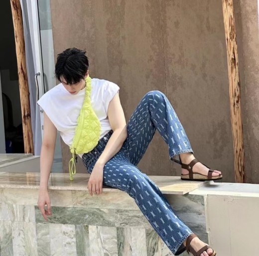 Women's All-match Casual Bubble Mini Pleated Slanted Chest Bag