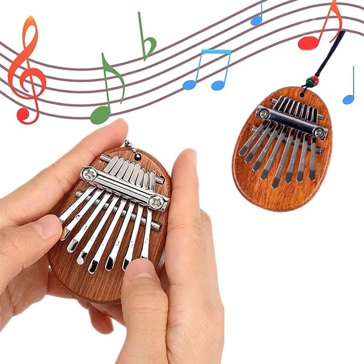 Thumb Piano 8 Key Mini Kalimba