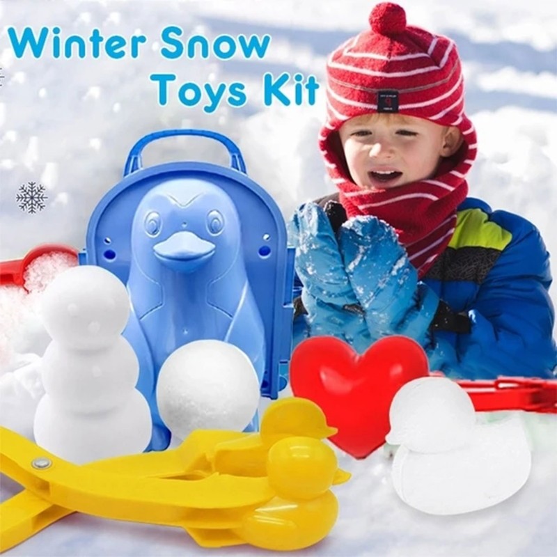 8pcs Winter Snow Toys Kit