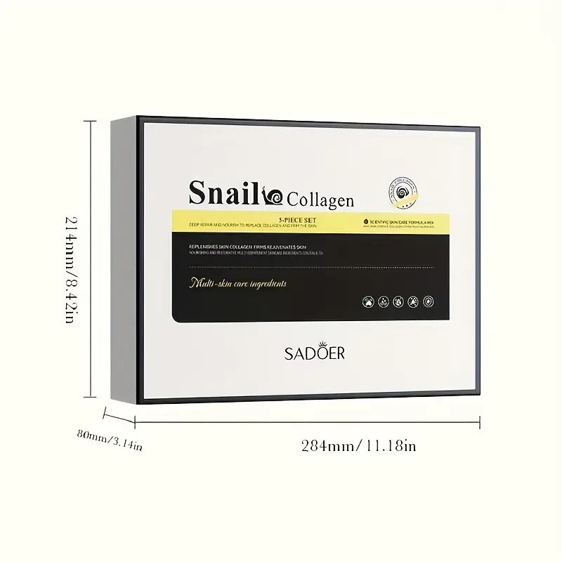 Snail Collagen 5pcs Skincare Set
