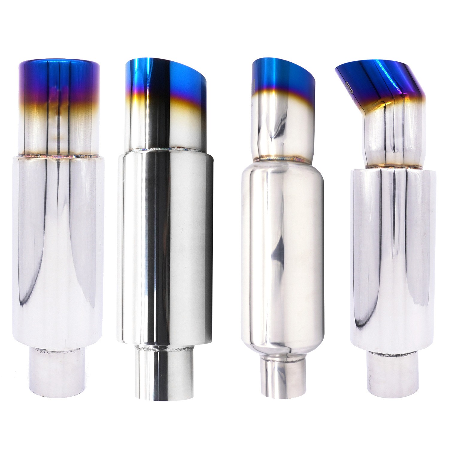 Car Modification Exhaust Pipe Stainless Steel Tail Drum