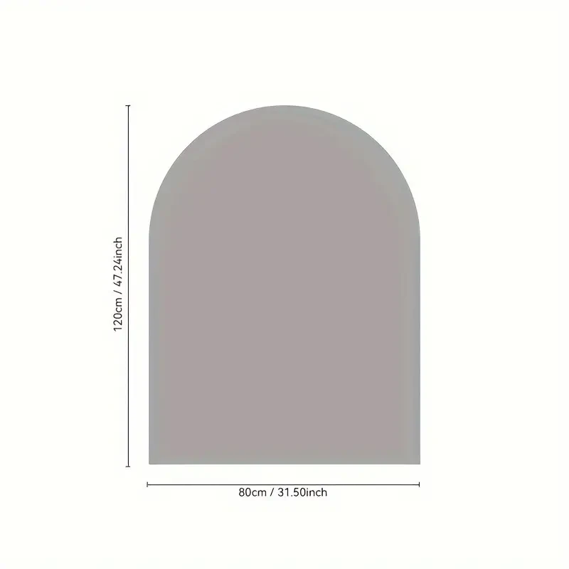 1pc Ultra-Soft Polyester Fiber Desk Mat, Non-Slip Rubber Backing, Knit Weave, Hand Washable, Soundproof Office Chair Mat, Ideal for Home Office Decor