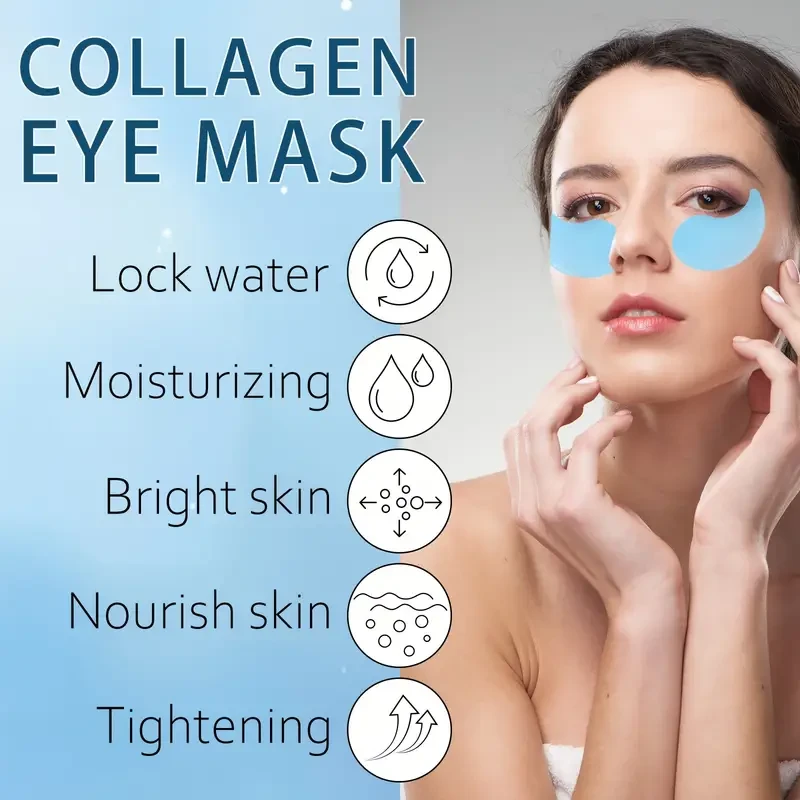 XIOIMY 60pcs Collagen & Retinol Eye Masks