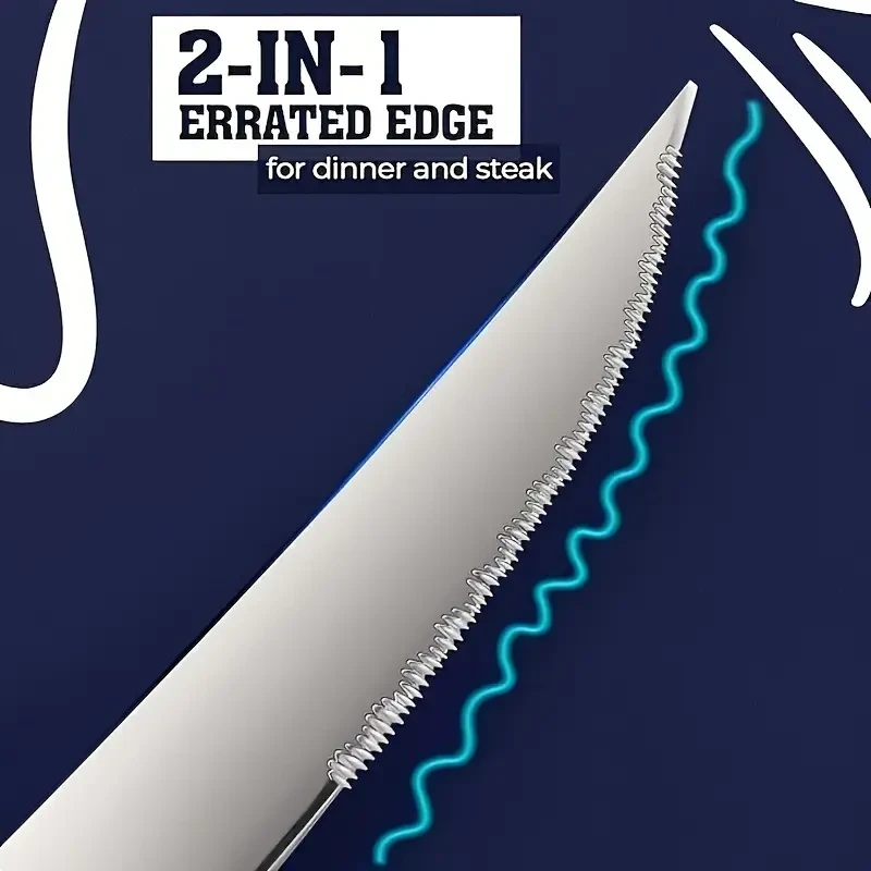 20/40pcs Silverware Set, Hammer Texture Handle, Durable Tableware Including Spoon, Fork, Knife, Mirror Polished High Quality Stainless Steel, Dishwasher Safe, Suitable for Home Kitchen, Restaurant, Hotel, Party, Wedding