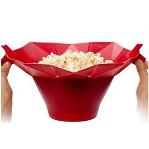 Creative DIY Microwave Popcorn Machine