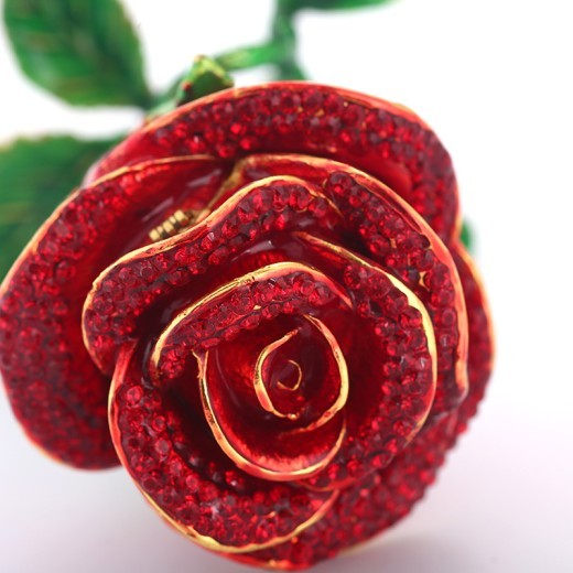 Metal Rose Jewelry Box Decoration Ideas