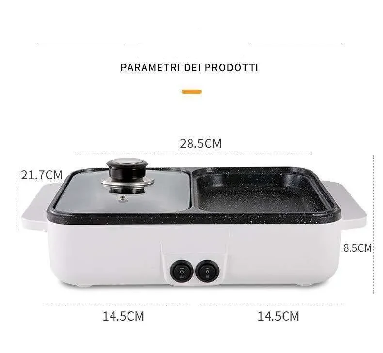 Student dormitory pan roast-shabu one pan frying pan