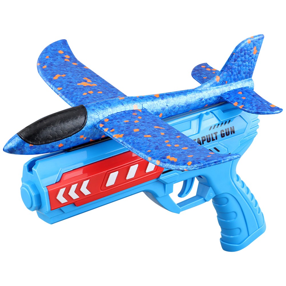 Airplane Launcher Toy - Foam Ejection Aircraft with Optional LED Light for Kids