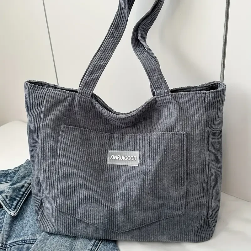 Solid Color Tote Bag
