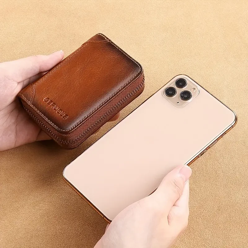 GERUOLA Vintage-Style Genuine Leather Men's Wallet