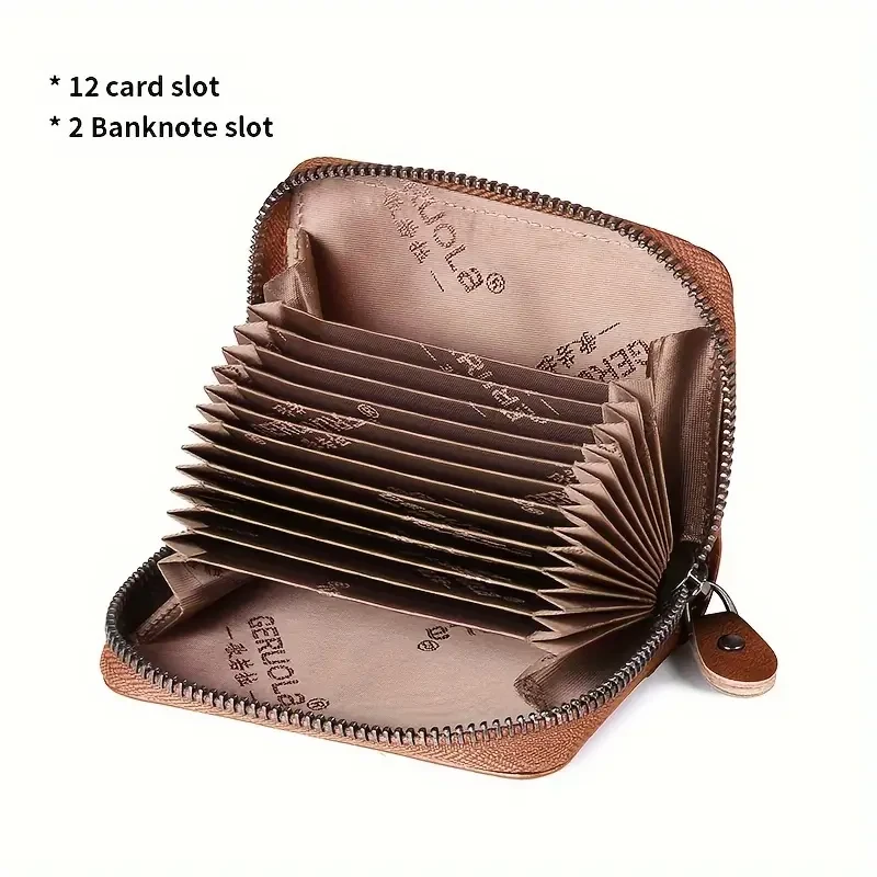 GERUOLA Vintage-Style Genuine Leather Men's Wallet