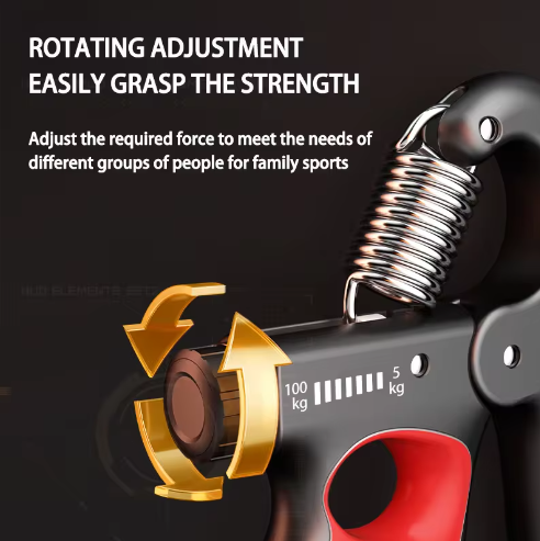 5-100kg Grip Strength Gym Wrist Expander Hand Strengthener Adjustable Muscle Recovery Fitness Hand Strength Exercise