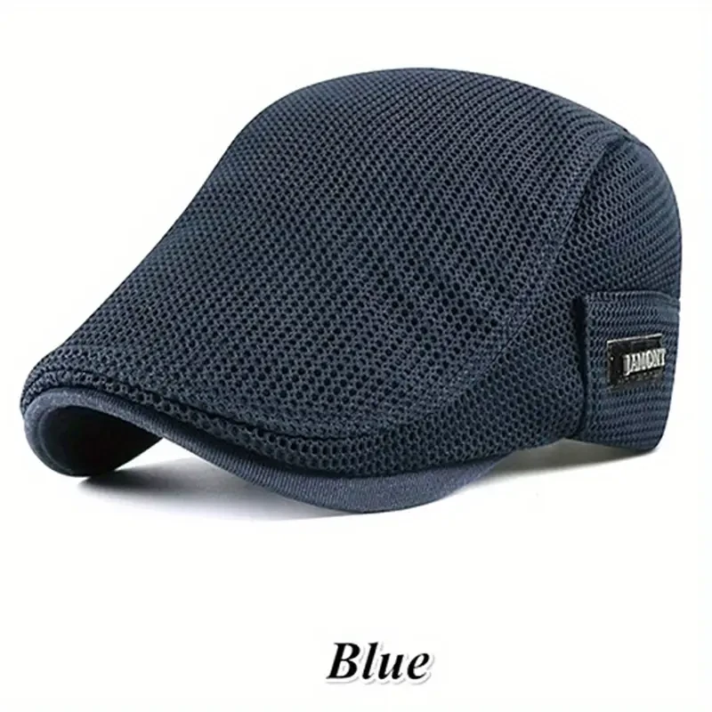 Adjustable 100% Beret with Breathable Eyelet Design