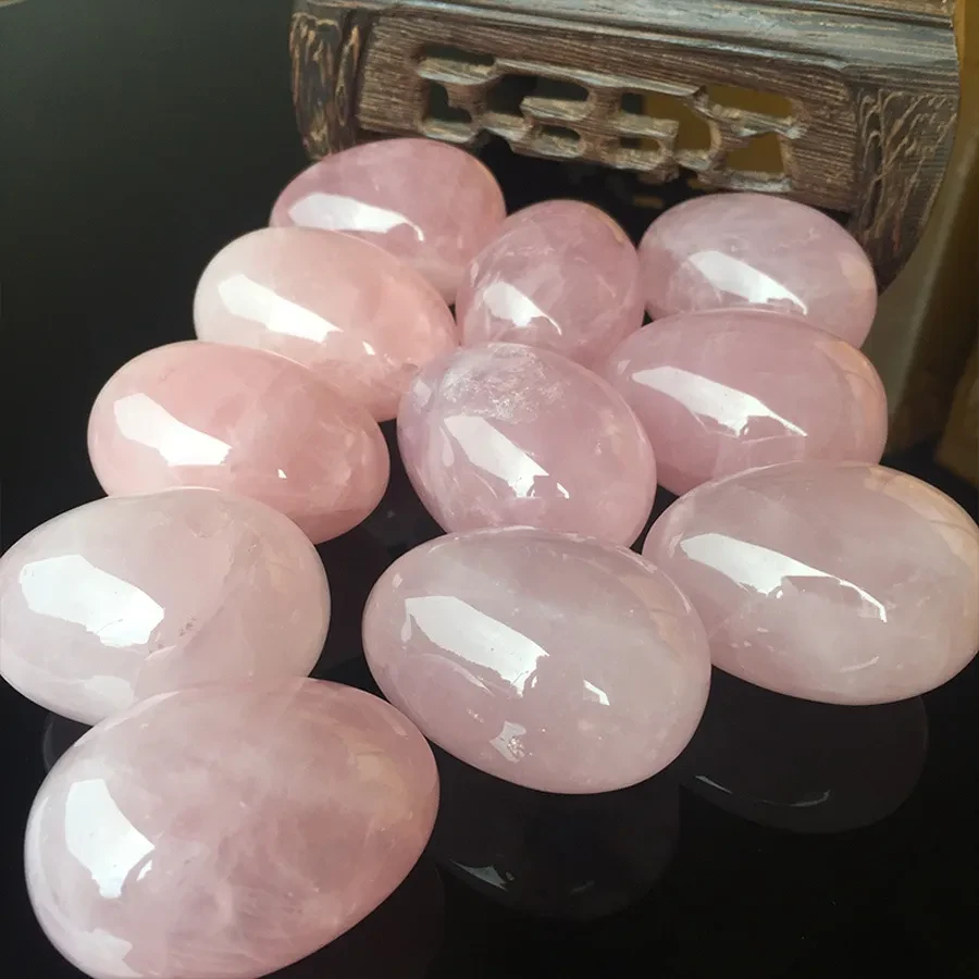 Natural Egg Shaped Crystal Craft Ornaments