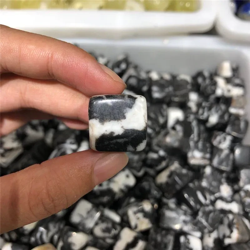 Flowerpot Natural Zebra Stone Crystal Block