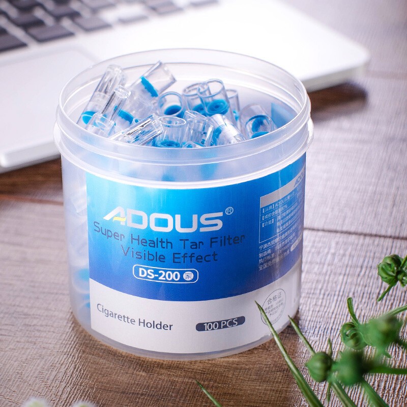 400pcs Set Acrylic Disposable Smoking Filter Pipe Cigarettes Tube Holders