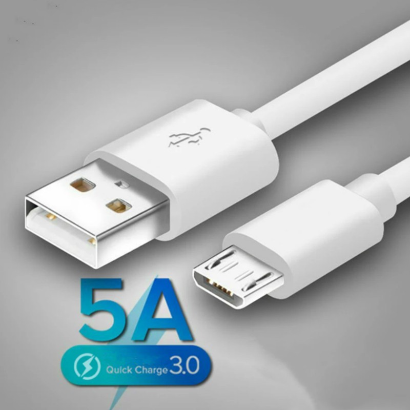 5A Fast Charging Micro USB and Type-C Cable - Mobile Phone Data Cord