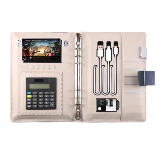 Multifunctional Wireless Charging Notebook MP4 Video