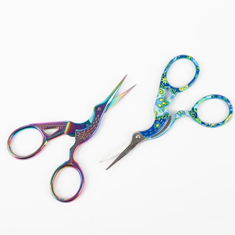 Embroidery Cross Crane Scissors