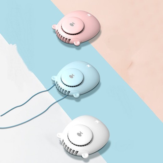 The New Bear No Leaf Hanging Neck Fan